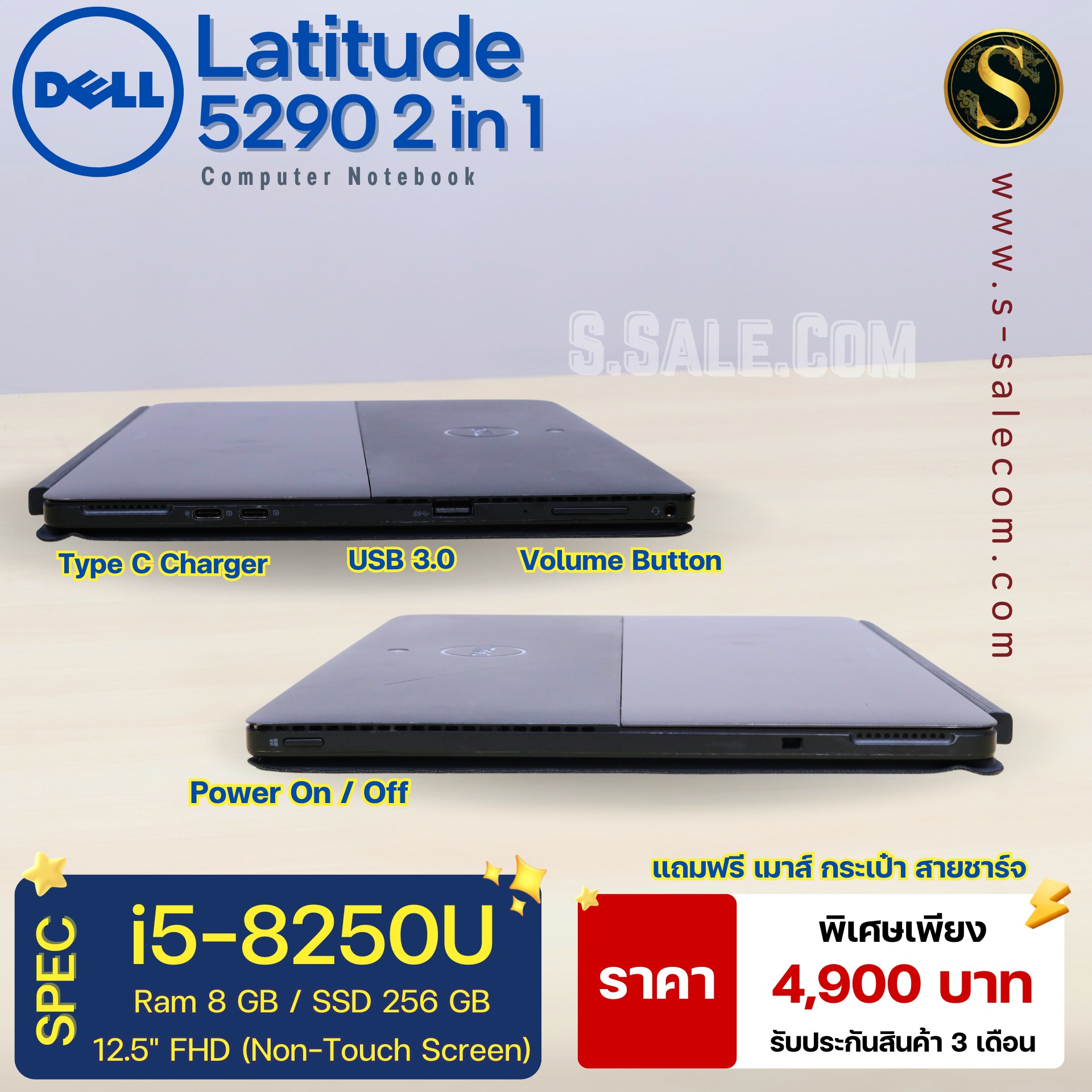 Dell Latitude 5290 2in1 (i5-8250U) - Image 6
