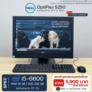 Dell OptiPlex 5250 (i5-6600) All-in-One RAM 16GB / SSD 256 GB