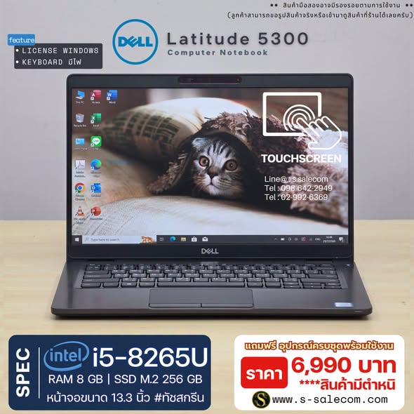 Dell Latitude 5300 (i5-8265U) RAM 8GB / SSD M.2 256 GB Touchscreen